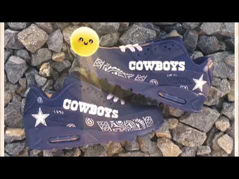 dallas cowboys nike air max shoes