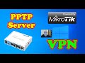 Настройка VPN сервера на Mikrotik. Пул адресов, VPN профиль, PPTP сервер, Firewall