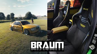 BRAUM seats for my widebody Benz Keeping The Braum Seats Power
