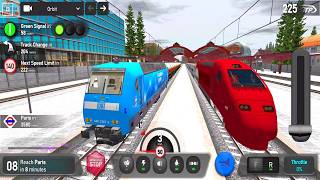 Euro Train Race in Euro Train Simulator 2: Game Android Gameplay | New Train Game 2026 Download screenshot 1