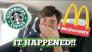 Starbucks & Mcdonalds For The First Time in 3 MONTHS!