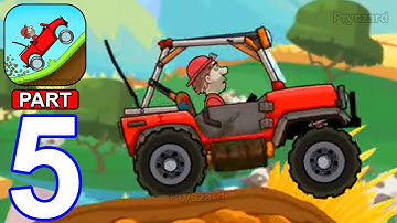 Hill Climb Racing - Gameplay Walkthrough Part 5 Super Hill Climber & Super Countryside (Android,iOS)