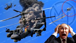 Horrifying Moment, 9 Russian KA52 Helicopters Destroyed by US F16s