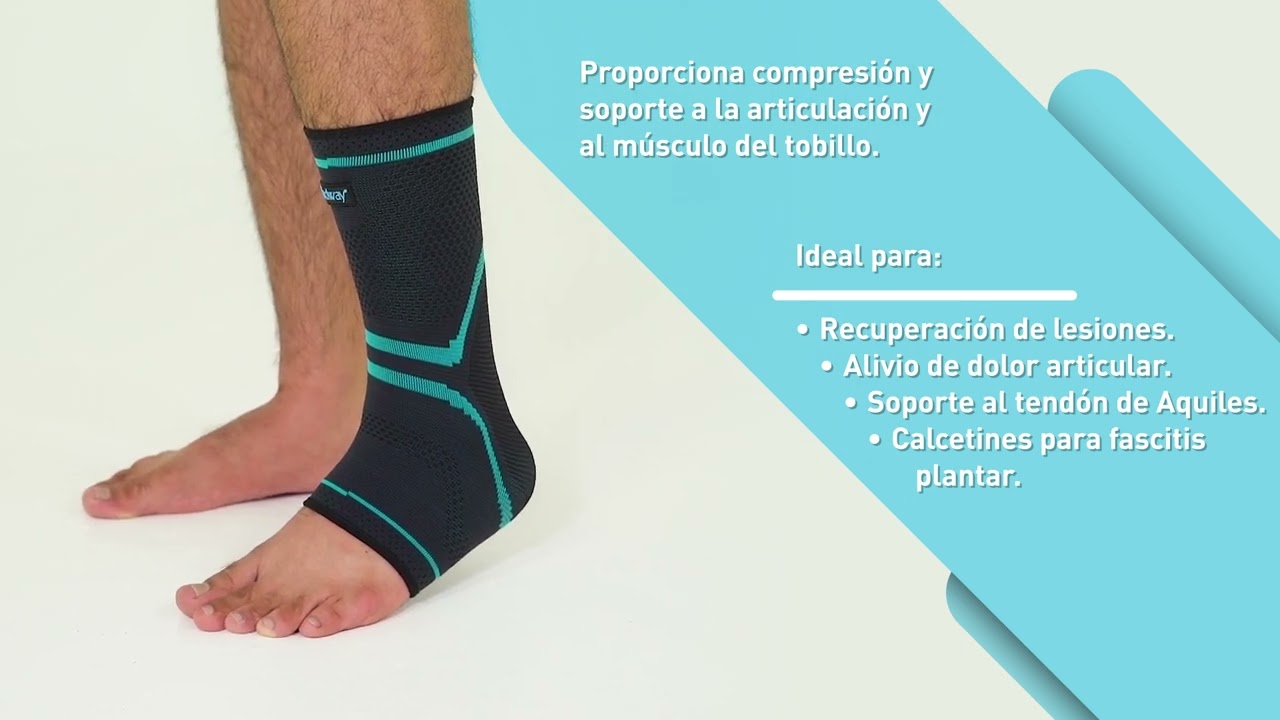 Tobillera Deportiva Elástica Compresion Ejercicio