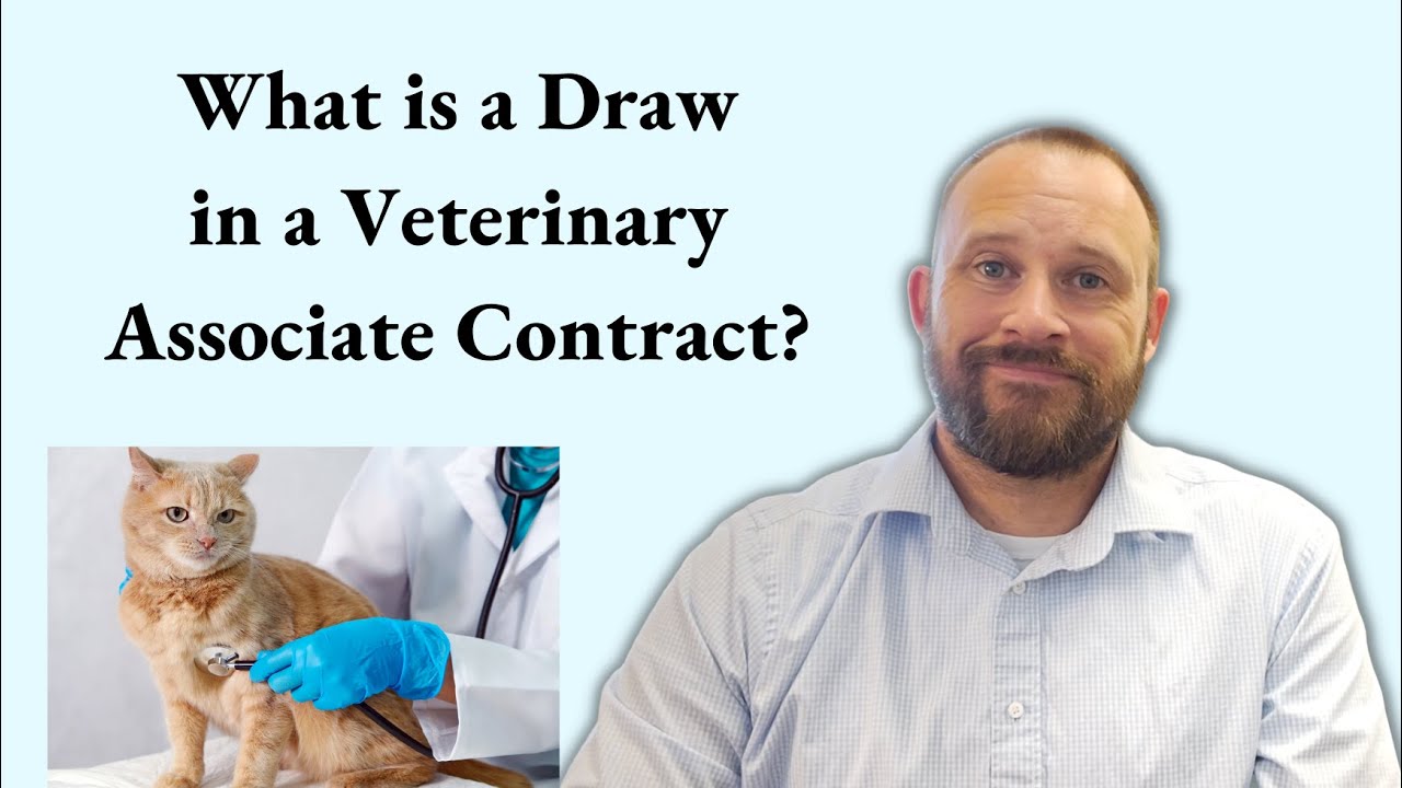 What is a Draw in a Veterinary Associate Contract? - YouTube