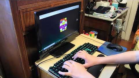 4.26 cstimer virtual cube