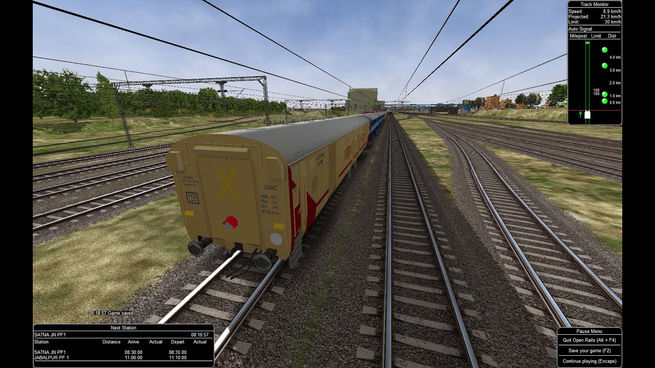 22614 RAMESWARAM AYC RMM EXPRESS || MSTS LIVE || - YouTube