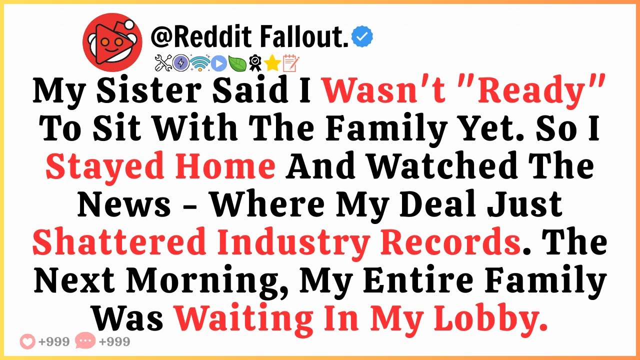 My Sister Said I Wasn’t “Ready” To Sit With The Family Yet. So I Stayed Home And Watched The News...