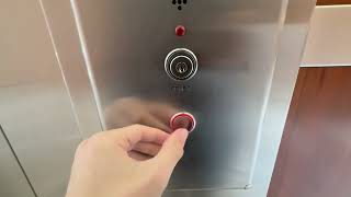 Schindler HXPress hydraulic elevator near Saks Fifth Avenue Tysons Galleria in McLean, VA ￼￼