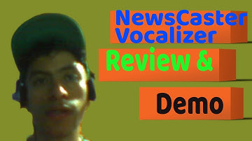 NewsCaster Vocalizer what is it - Review and Demo en Español