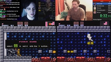 Super Metroid any% World Record comparison video 41:33 vs 41:33