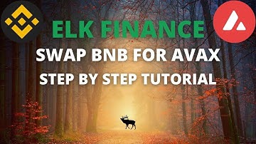 How to Swap BNB for Avax (Avalanche) using Elk Finance