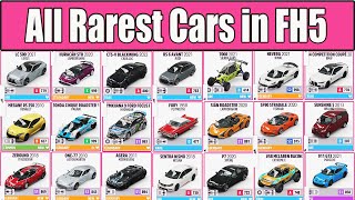 All Rarest Cars in Forza Horizon 5
