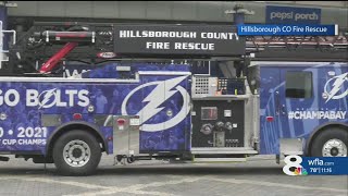 Hillsborough County Fire Rescue debuts ‘Champa Bay’ fire truck