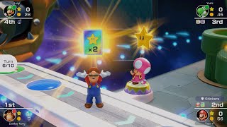 Mario Party Superstars Mario, Luigi, Yoshi, Donkey Kong Space Land Master Difficulty