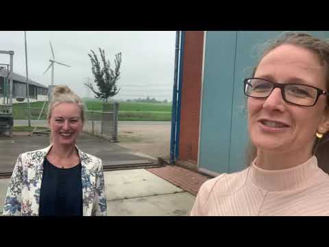 #hetkanwel:  werk aan windmolens in @appingedam