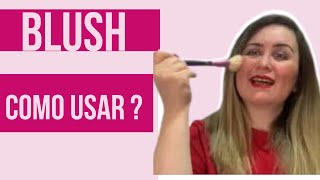 Como passar blush em pó | Lulu on the Sky