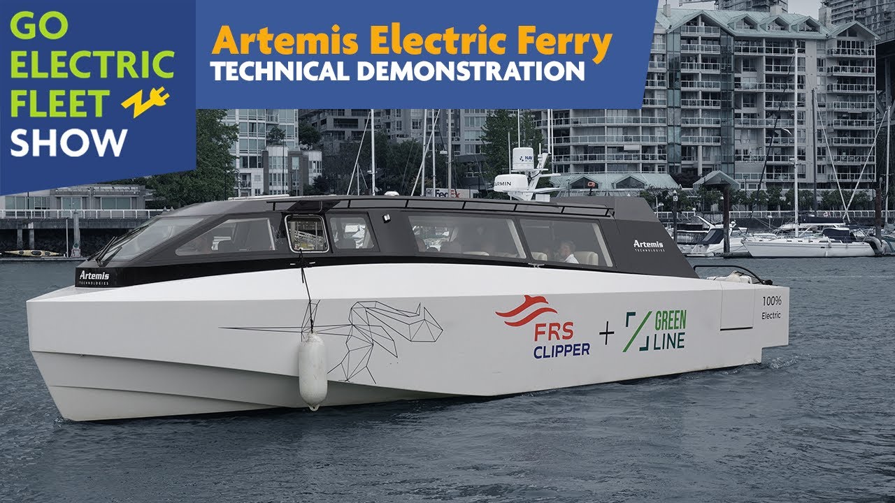 Artemis demonstrates its electric ferry technologies
