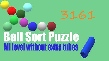 Ball Sort Puzzle Level 3161 🎯 All level without extra tube 😂 Game Walkthrough 😘