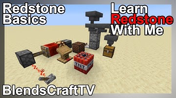Redstone Basics - Learn Redstone With Me - Minecraft Java 1.15.2