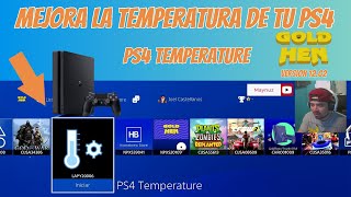 Mejora la refrigeracion de tu PS4 con PS4 Temperature #PKGPS4 #ps4goldhen #PS4Temperature