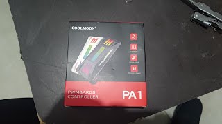 Coolmoon PA1 PWM&ARGB Controller Unboxing