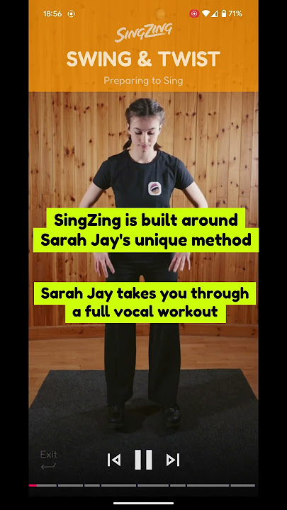 SingZing is the new vocal training app from Sarah Jay Hawley, platinum selling singer...