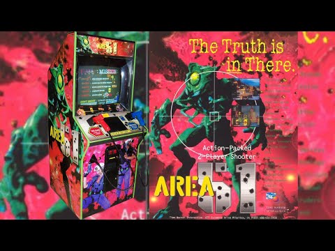 Area 51 Attract Screen Intro Arcade Version MAME 