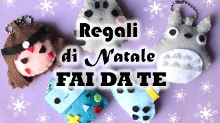 Regali Di Natale In Pannolenci Fai Da Te.Regali Di Natale Fai Da Te Regalini Di Feltro Youtube