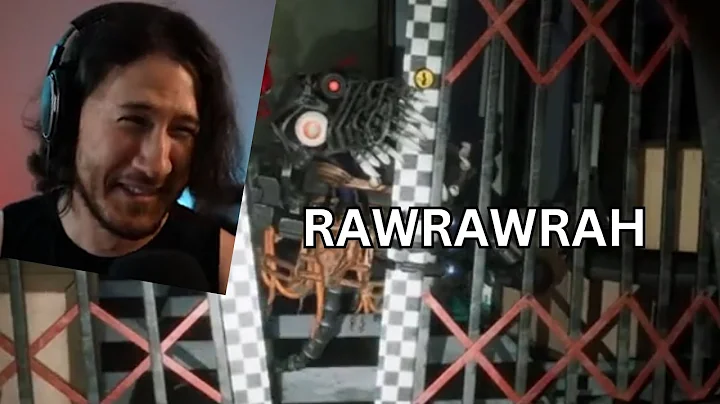 Markiplier hysterically laughs at Monty for almost 3 minutes straight (security breach RUIN)