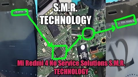 Mi Redmi 4 No Service Solutions S.M.R. TECHNOLOGY