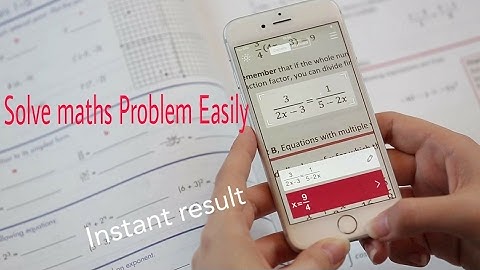 How to Solve Maths Questions Using Mobile camera.
