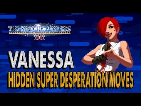 #RockySilva =VANESSA= KOF'2002 Hidden Super Desperation Moves @RockySilvaBR
