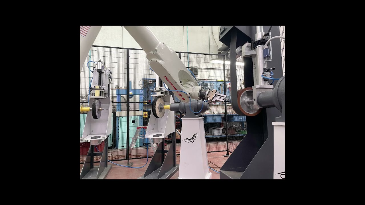 Robotic Belt Grinding and Polishing of Metal Components – Combined Robotic Cell | S2PP-R