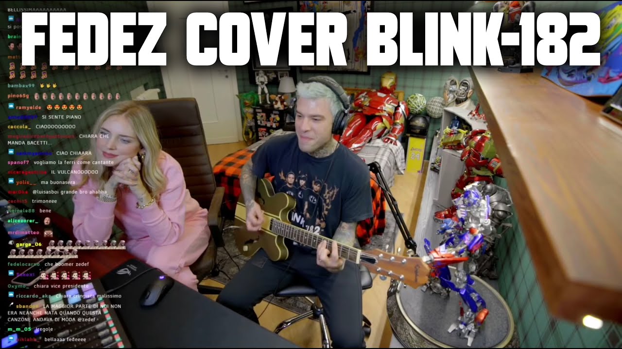 Fedez e le cover live dei Blink-182 w/ Chiara Ferragni #1 🎶