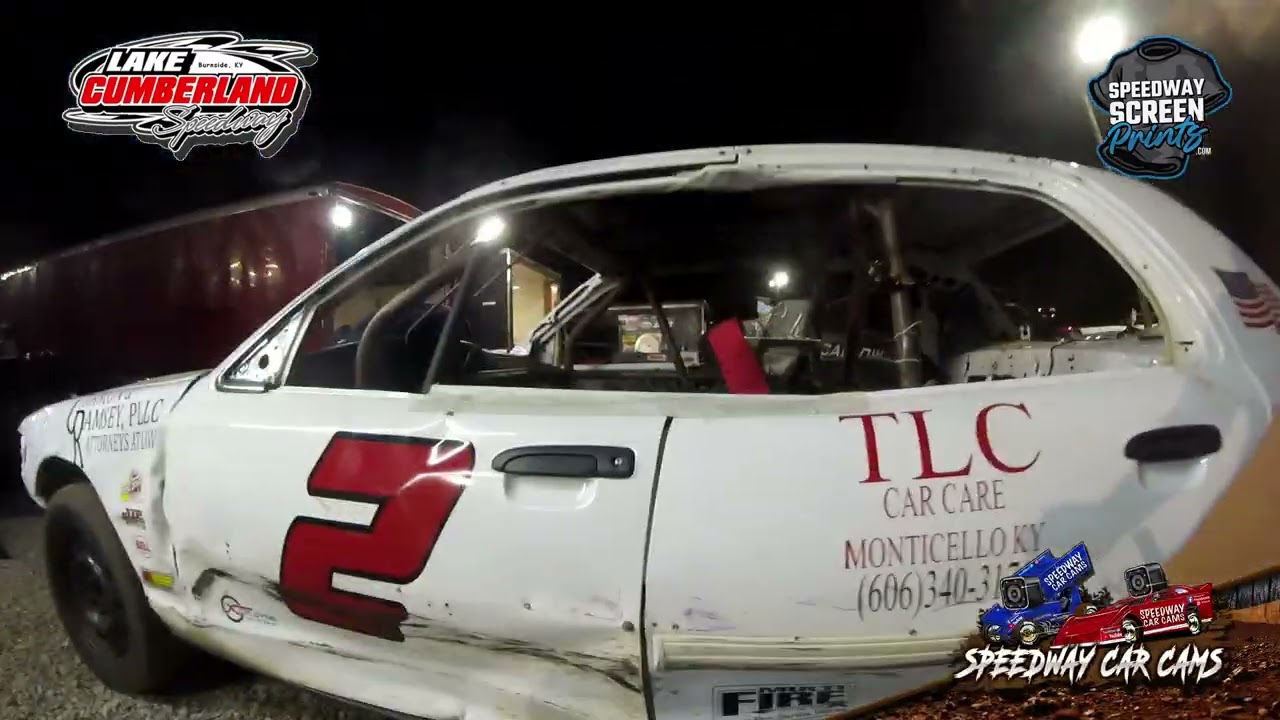 #2 John Kidwell - Crown Vic - Lake Cumberland Speedway 8-23-25 - In-car-camera