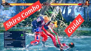 Steve Fox Shiro combo step by step guide | Tekken 8 |