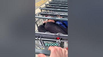 He Locked His Friend in a Shopping Cart