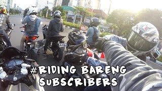 Riding bareng subscribers ditemani Gus Ali