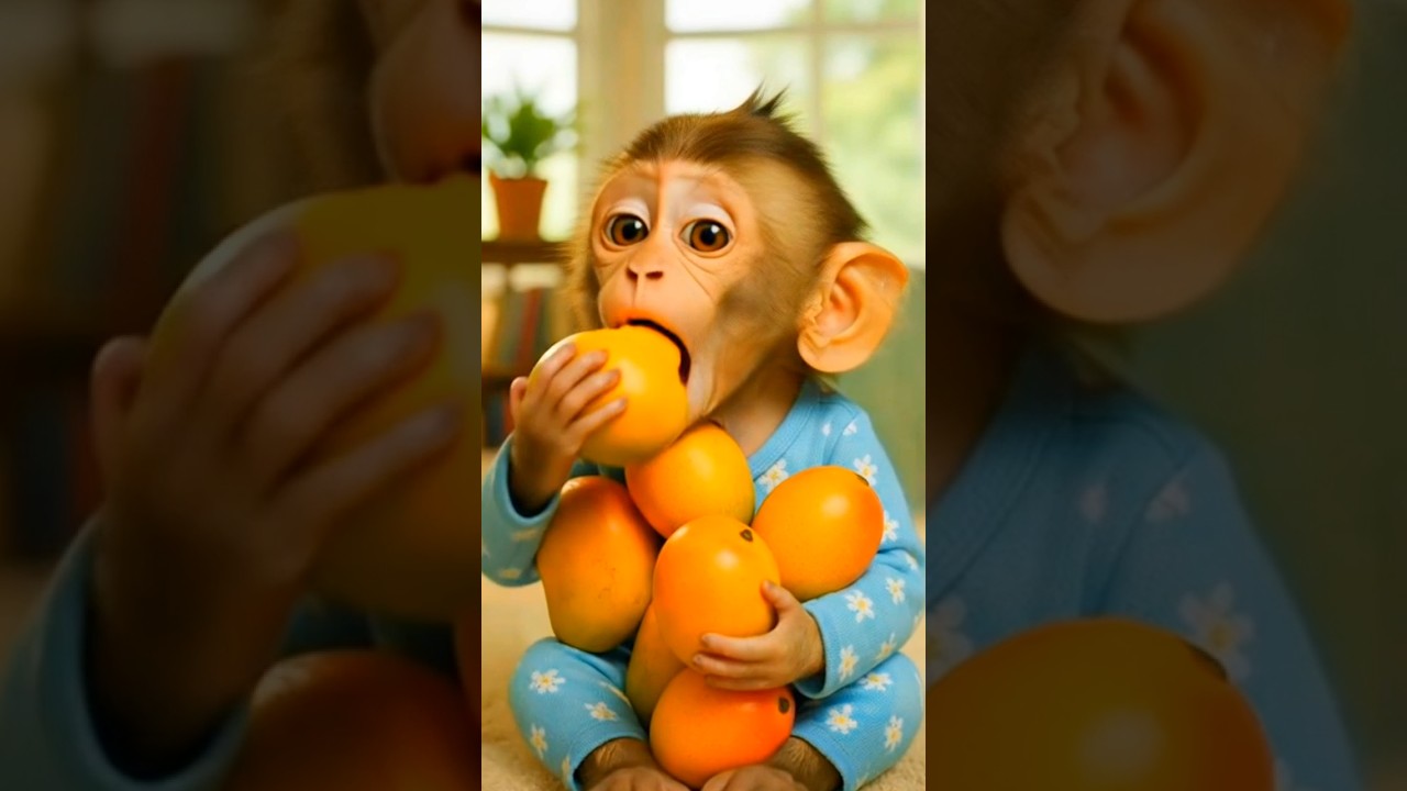 Monkey Eating Mango 🍋😂 | Bandar Ne Aam Kha Kar Aisi Hansi Chhodi Ki Sab Hans Pade!"