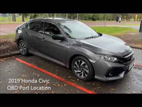 2019 Honda Civic Obd2 Port Location - YouTube