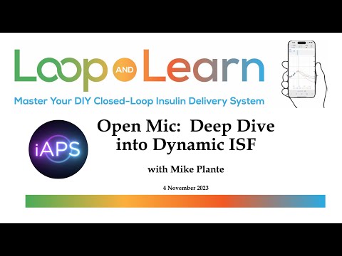 iAPS: Deep Dive - Dynamic ISF with Graphs, 11/04/23