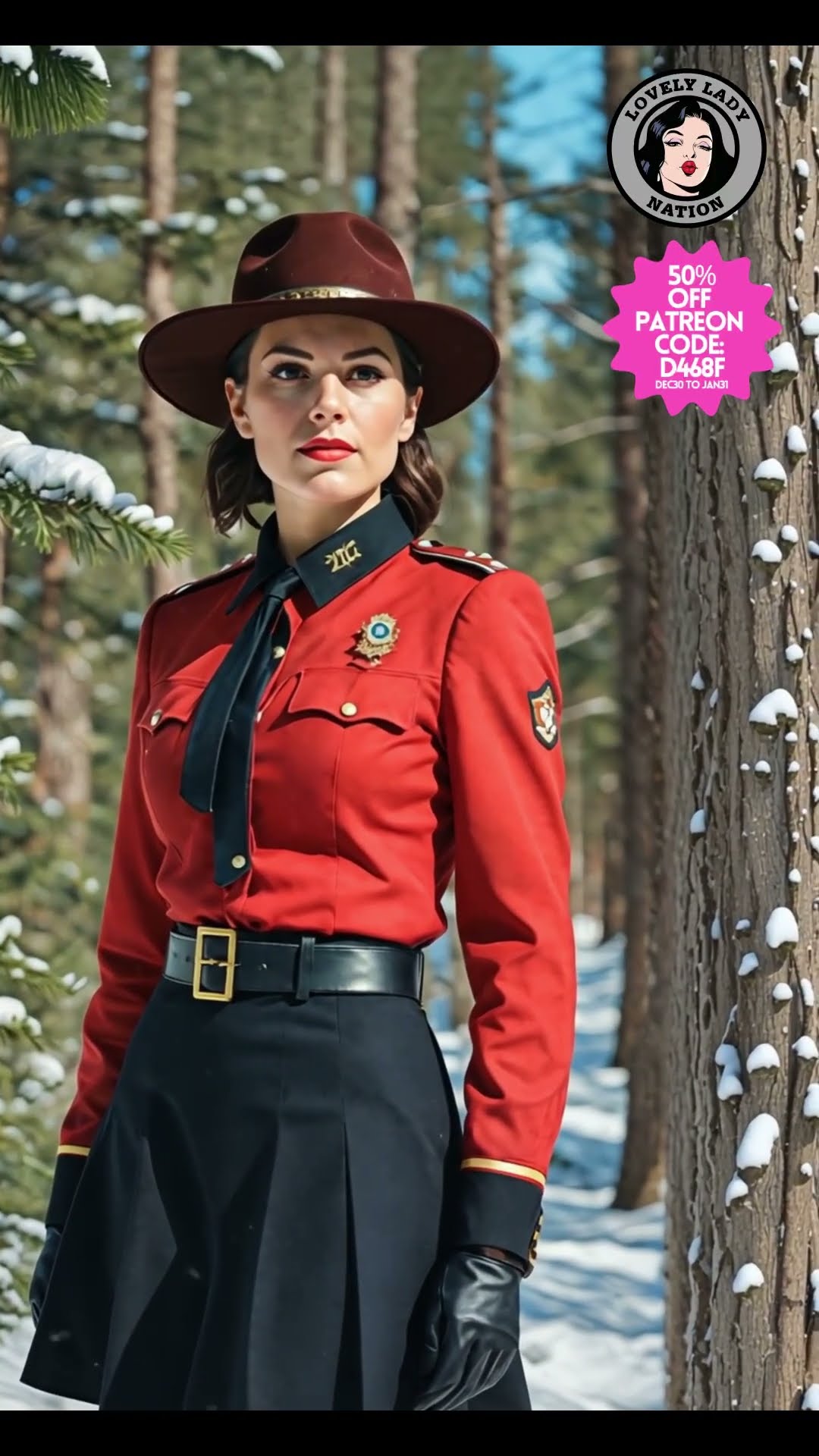 the striking beauty of a female canadian mountie vol.4 #ai #stablediffusion #aiart