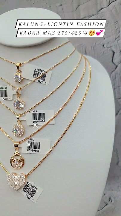 Kalung liontin fashion kadar 375 420%Atas bawah44cm 1 97gr 956 0003075061 05gr 473 00036064743cm 1 9
