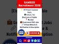 📢 SAMEER Recruitment 2026 #DailyJobUpdates #JobOpenings #HiringNow #JobsInIndia