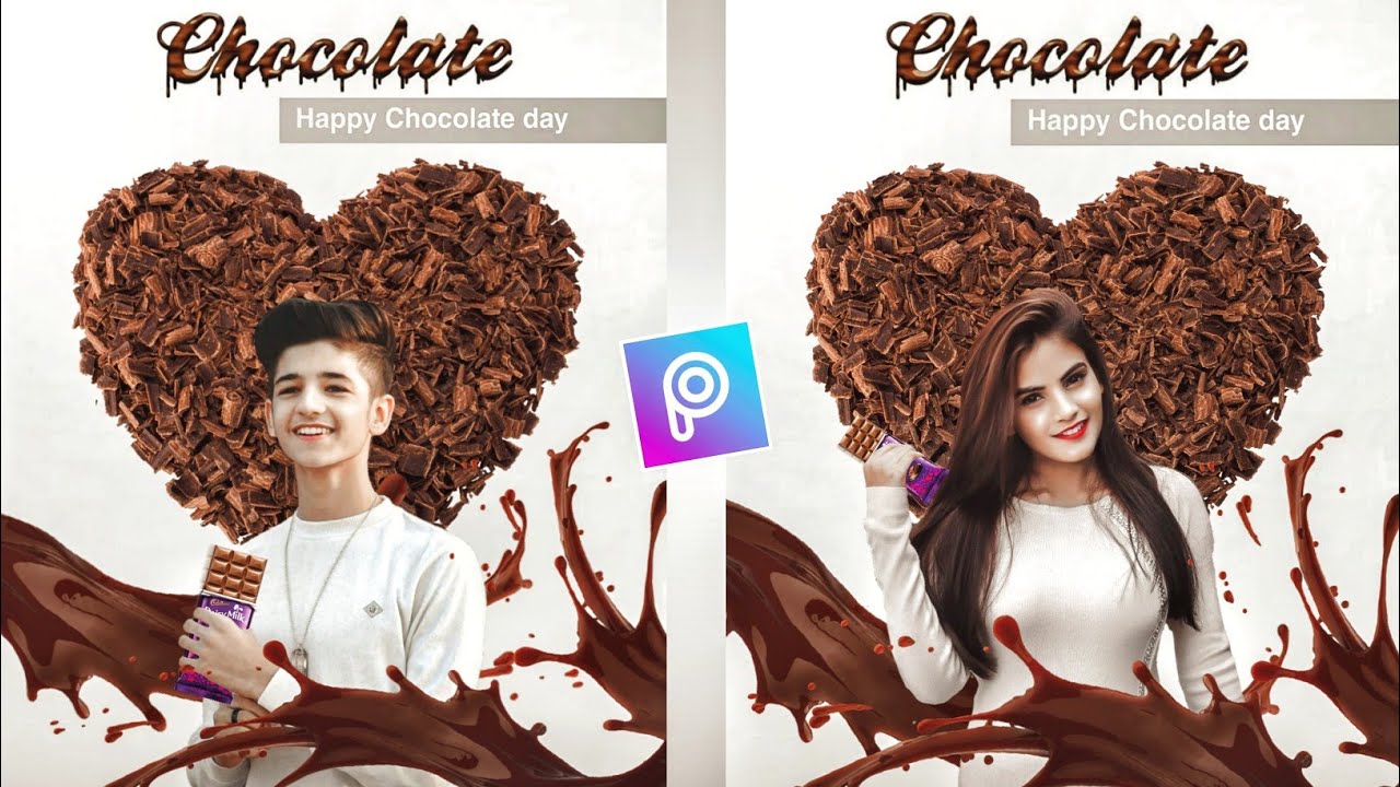 Chocolate Day || Picsart Chocolate Day Spacial Editing || Picsart Valentine's Week Photo Editing