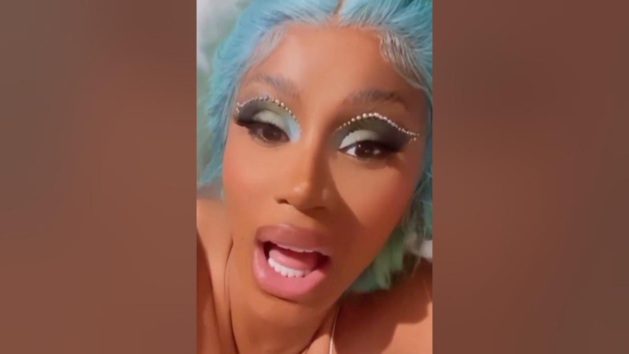 Cardi B's Blue Bow Hair Products - wide 11