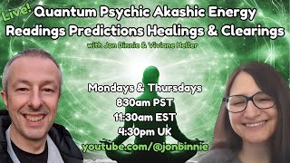 Quantum Psychic Akashic Readings Clearings & Healings Viviane Heller & Jon Binnie 📱 @jonbinnie