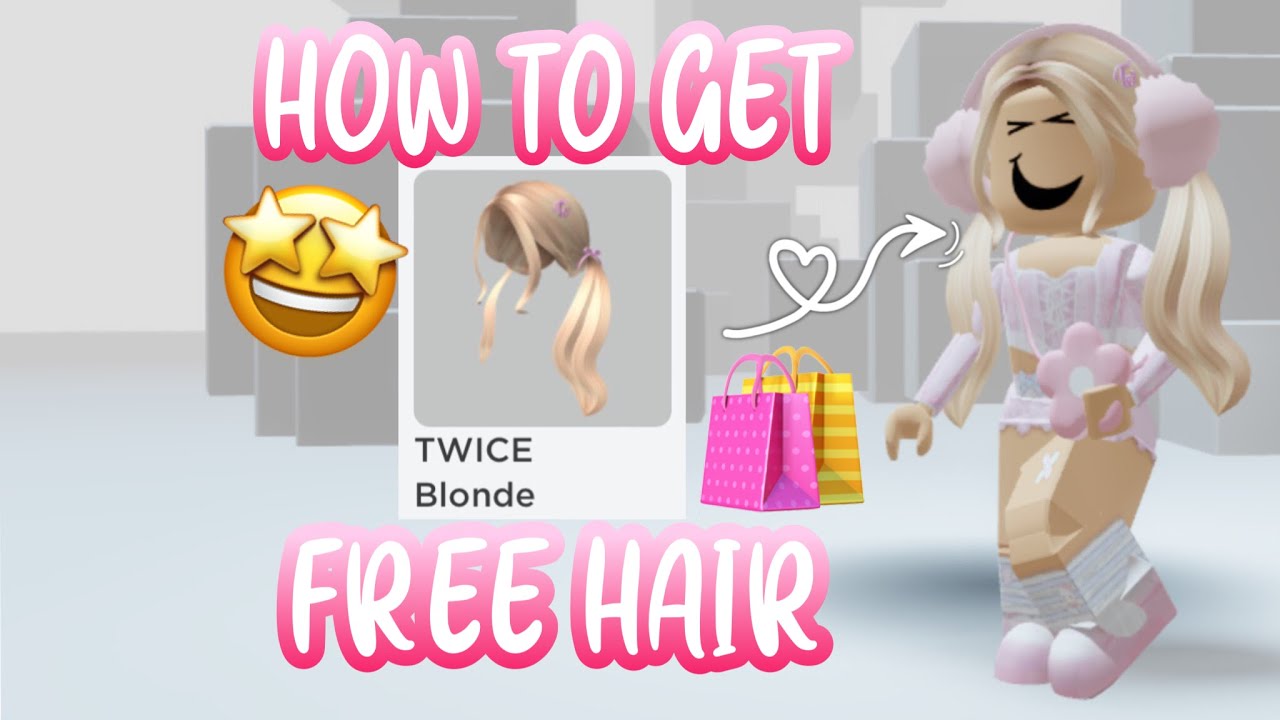 FREE HAIR How To Get These Twice Blonde Pigtails Hair Roblox Free