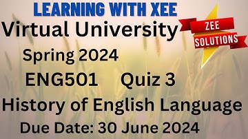ENG301 Business Communication Quiz 3 Spring 2024 Virtual University of Pakistan